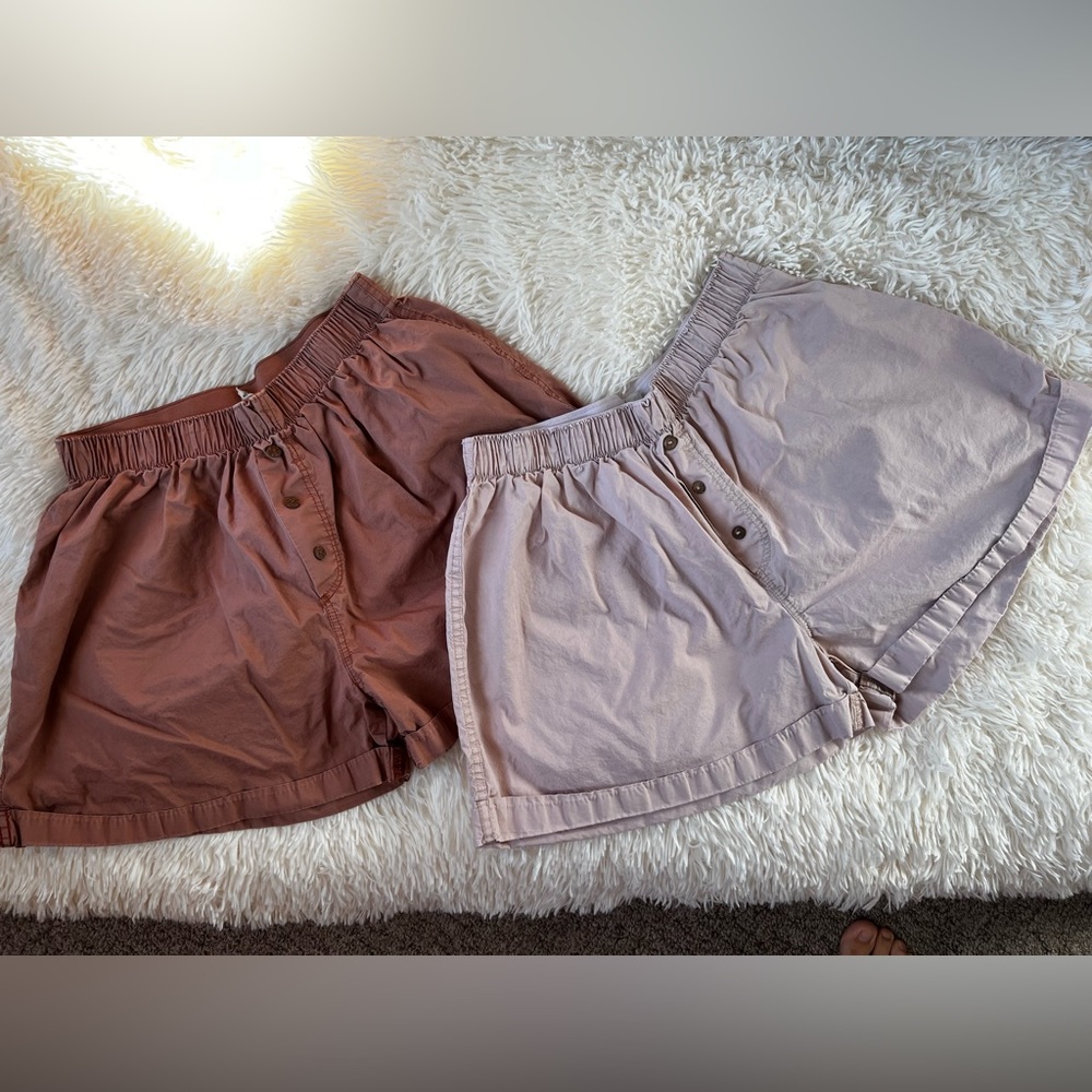 Free People Sunday Morning Boxer 2-Pack Bundle